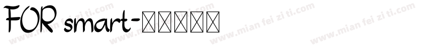FOR smart字体转换